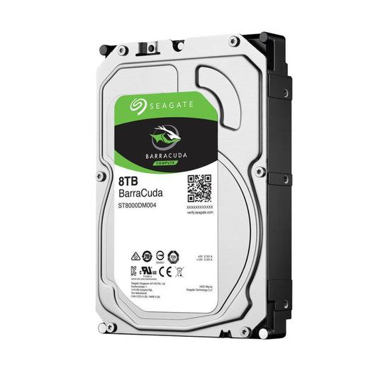 Seagate BarraCuda 8TB 5400RPM 3.5" Internal Hard Drive - SATA 6Gb/s 256MB Cache - (ST8000DM004) New - OEM