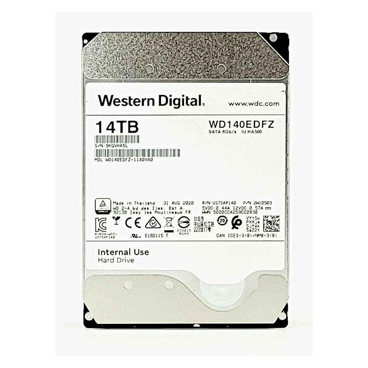 Western Digital 14TB 5400RPM 3.5" Internal Hard Drive - SATA 6.0Gb/s 512MB Cache - (WD140EDFZ) New