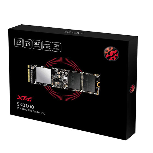 Adata XPG SX8100 4TB  NVMe Internal SSD - M.2 PCIe Gen3x4  - (ASX8100NP-4TT-C) New